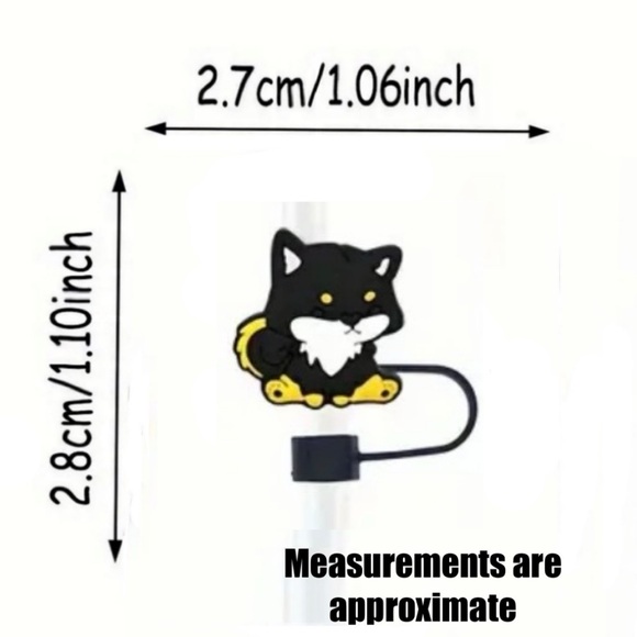 Dog/Puppy Straw Topper Fits 10mm straw, NEW - Picture 3 of 8